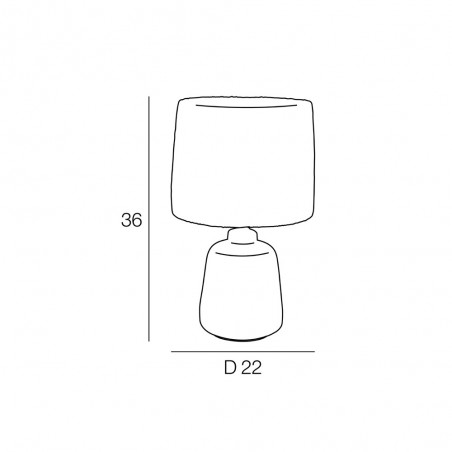 Lampe a poser Paros