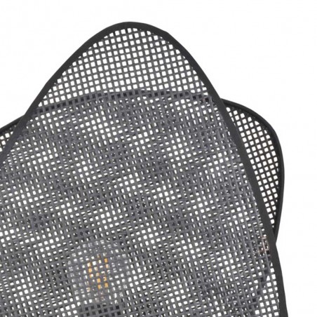 Lampe a poser Screen Cannage Noir