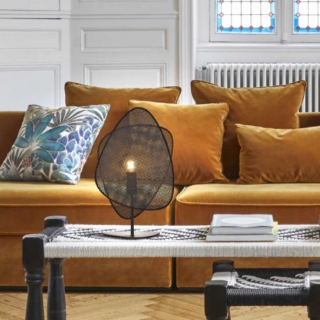 Lampe a poser Screen Cannage Noir