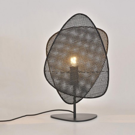Lampe a poser Screen Cannage Noir