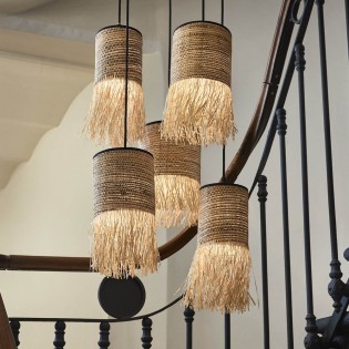 Lampe de plafond Formentera (5 lumieres)