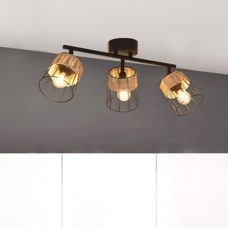 Regletté de plafond Indah (3 lumieres)