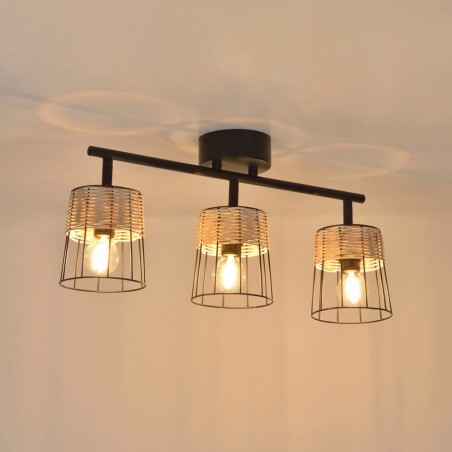 Regletté de plafond Indah (3 lumieres)