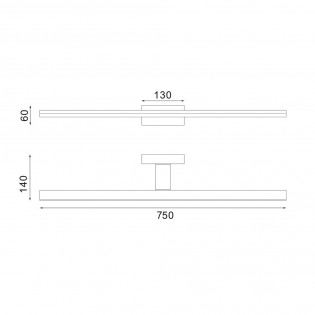 Aplique de baño LED Morne (20W)