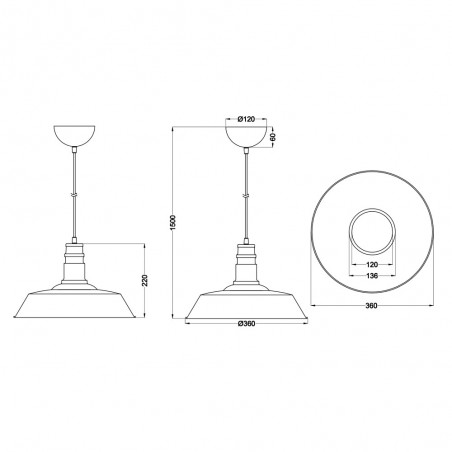 Lampe a suspension Will