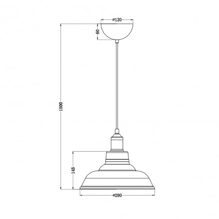 Lampe de plafond Aldo
