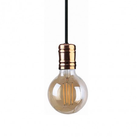 Lámpara colgante Black/Cooper