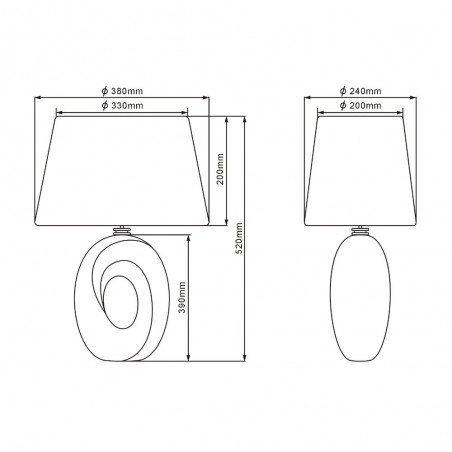 Lampe a poser Taba II