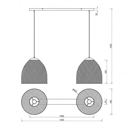 Reglette de plafond Ivar