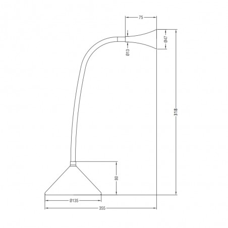 Lampe de bureau LED Viper (3W)