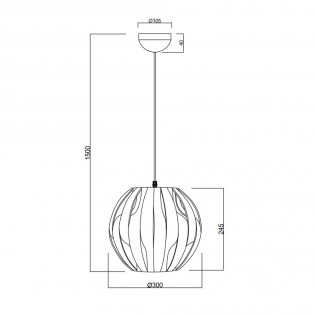 Lampe a suspension Pumpkin