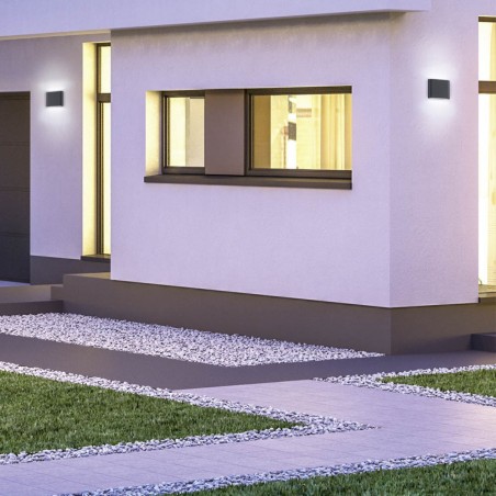 Applique Murale Exteriur LED Thames II (2x4,50W)