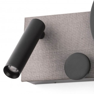 Applique LED avec lecteur Klee Droit (10+3W)