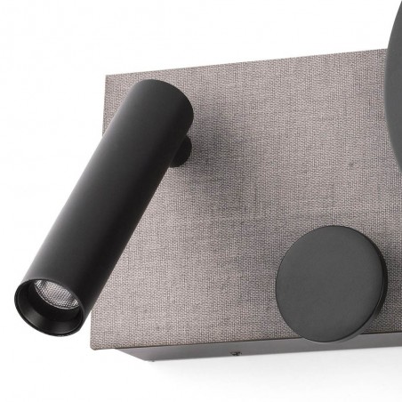 Applique LED avec lecteur Klee Droit (10+3W)