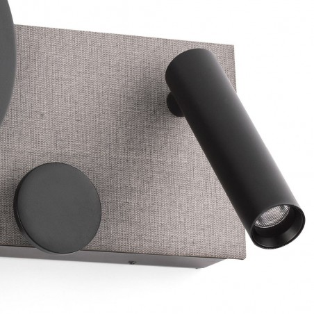 Applique LED avec lecteur Klee Gauche (10+3W)