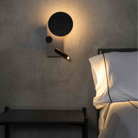 Applique LED avec lecteur Klee Gauche (10+3W)