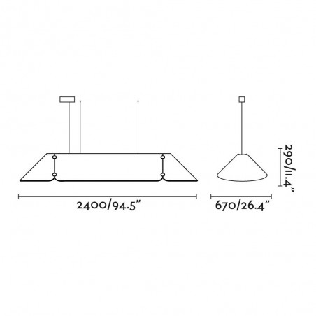Suspension á LED Fonovia (50W)