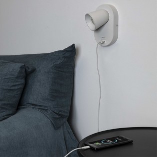 Lampe murale ajustable avec USB Corb