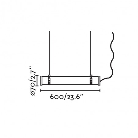 Suspension Exterieur á LED Scuba (20W)