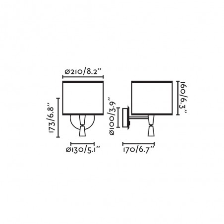Applique avec lecteur LED Mambo (3W)