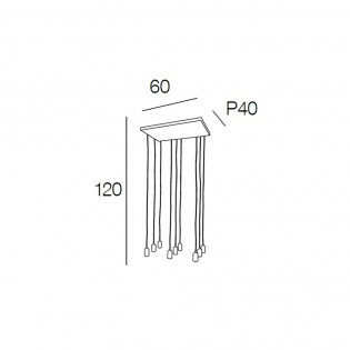 Lampe a suspension Aksel (9 lumieres)