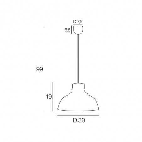 Lampe a suspension Canteen