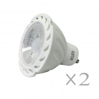 Pack 2 Bombillas LED GU10 (7W)