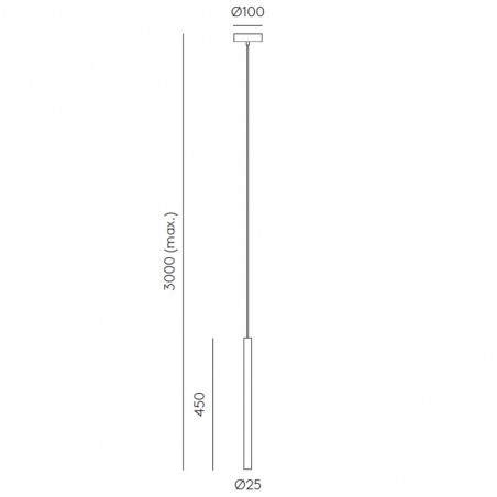 Lámpara de techo LED Mika (1W)