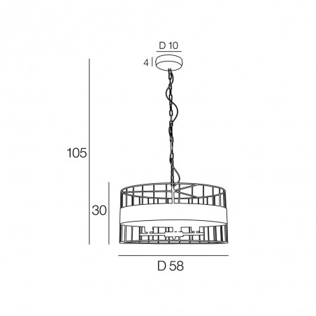 Lampe a suspension Raw
