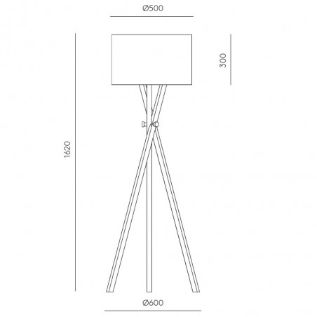 Lampadaire Cot