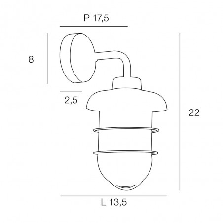 Applique Murale Exterieur Farol