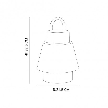 Lampe portable exterieur á LED Singapour (4W)