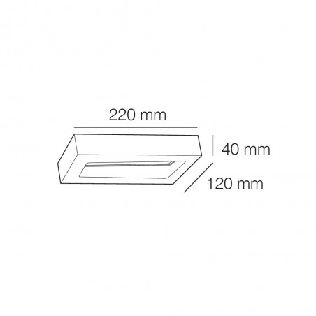 Applique Exterieur á LED RIvas (12W)