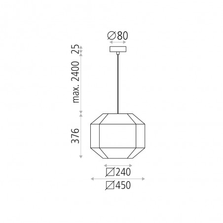 Lampe de plafond Bauhaus
