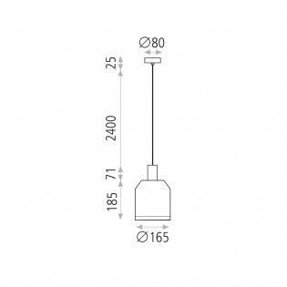 Lampe de plafond Turkana