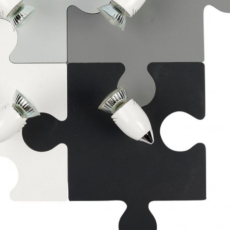 Aplique de pared Puzzle (4 uces)