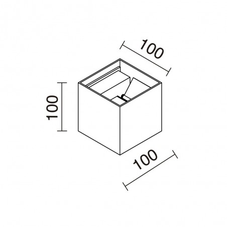 Applique Exterieur á LED Beam (2x3W)