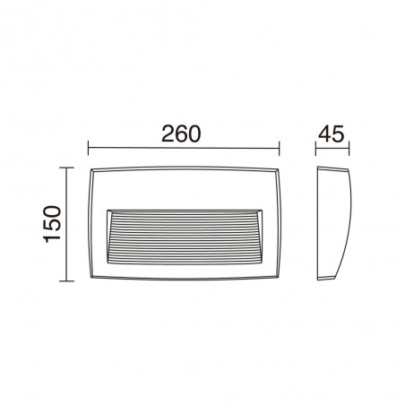 Applique Exterieur á LED Storm (10.50W)