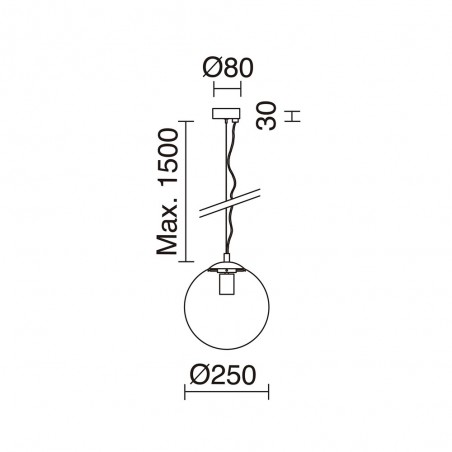 Lampe de plafond Oxy II
