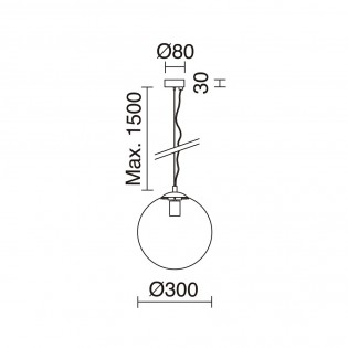 Lampe a suspension Oxy