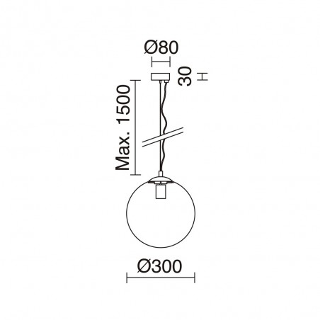 Lampe a suspension Oxy