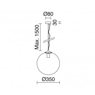 Lampe a suspension Oxy II