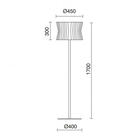 Lampadaire Cora