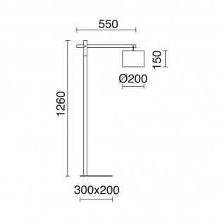 Lampadaire Britta