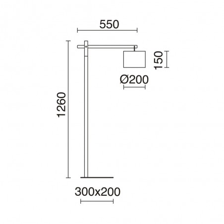 Lampadaire Britta
