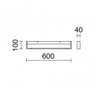 Applique á LED pour bains Tilt (18W)