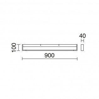 Applique á LED pour bains Tilt (30W)