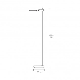 Lampadaire á LED Virage F (10W)