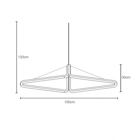 Suspension á LED Geminika (48W)