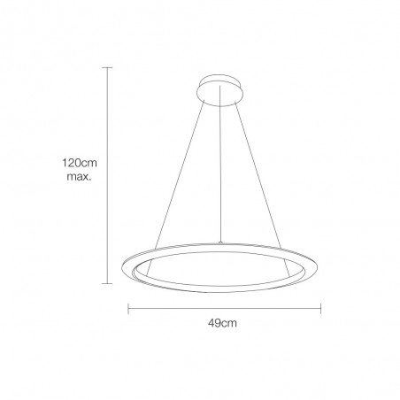 Lampé de plafond á LED Tango (28W)
